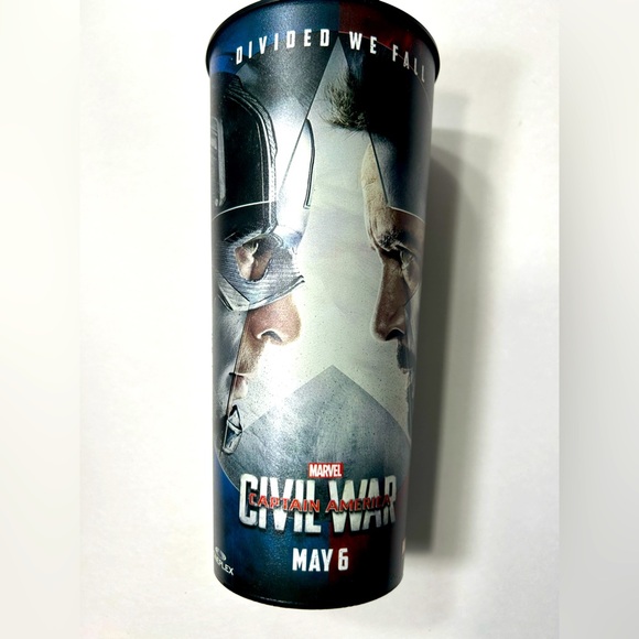 Marvel x The Avengers - Captain America Civil War 9” Plastic Collectible Cup 🇺🇸 - Picture 1 of 8